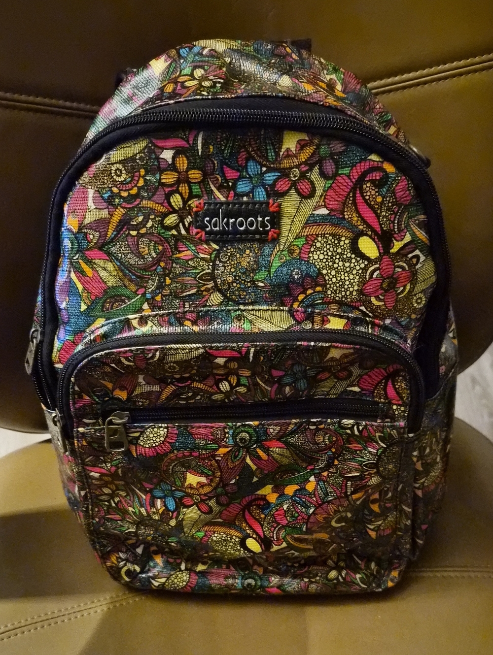 Sakroots Colorful Floral Paisley Print Mini Backpack